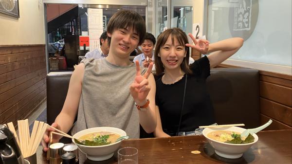 這次由他們請客，下次他們來台灣玩時再換我們招待（聊天時，他們介紹了日本很有名的emoji📛，這是名牌的意思XD）